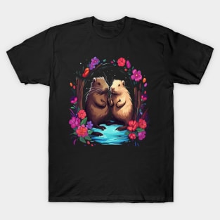 Beaver Couple Valentine T-Shirt